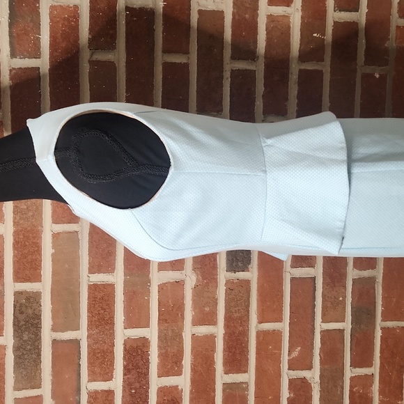 ark&co blue peplum dress, size medium - Picture 5 of 9